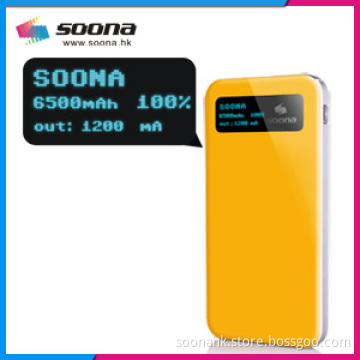 Soona External Battery for Mobile Phone (6500 mAh)